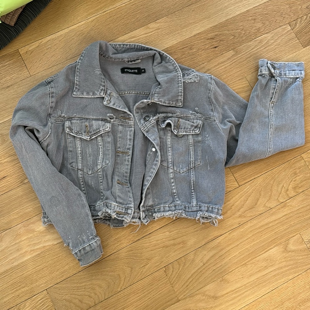 Ettiquette cropped jacket
